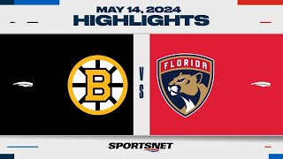 NHL Game 5 Highlights  Panthers vs Bruins  May 14 2024 [upl. by Shanon]