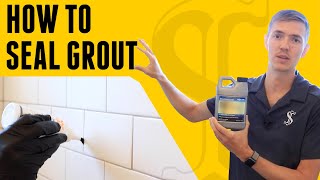 How To Seal Grout  DIY for Beginners [upl. by Gracia28]