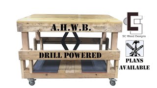 Adjustable Height Work Bench  Get Plans [upl. by Assenyl]