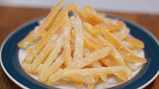 How to Make Candied Orange Peel  Easy Candied Citrus Peel Recipe [upl. by Marybella]