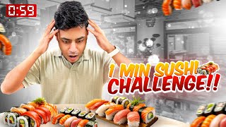 One Minute Sushi Challenge [upl. by Adlih]