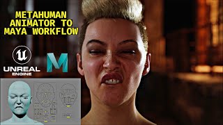 Metahuman Animator to Maya Workflow [upl. by Esilehs]
