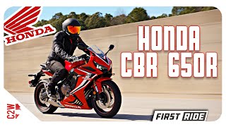 2019 Honda CBR 650R  First Ride [upl. by Klenk]