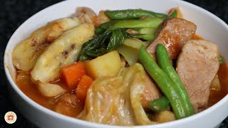 Simple PORK POCHERO that is awesome  Pork Recipe [upl. by Sivram]