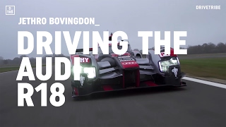 Driving Audis 1000bhp R18 LMP1 race car [upl. by Anrol941]