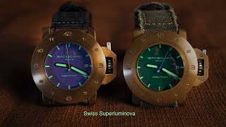 BATISCAFO Zero Bronze Watch [upl. by Jerrold901]