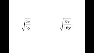 Rationalize the Denominator  Square Root with Variable [upl. by Names]