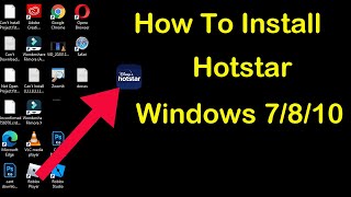 How To Download And Install Disnep  Hotstar App Windows 7810  PCLaptop [upl. by Quinn]