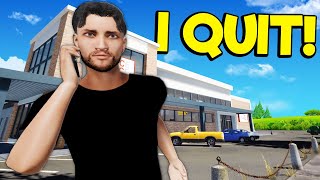 Im QUITTING Youtube amp Getting a REAL Job Live the Life [upl. by Ecirtnom]