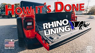 How We Rhino Line Your New Truck Bed [upl. by Eenehs]