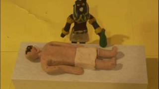 Claymation of the mummification process [upl. by Ratib96]