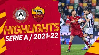 UdineseRoma 11  Serie A Highlights 202122 [upl. by Ibot]