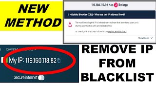 How To Remove IP Address From Blacklist  New Method [upl. by Cato647]