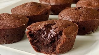 LA VÉRITABLE RECETTE DU FONDANT AU CHOCOLAT AU CŒUR COULANTFONDANT ET MOELLEUX🍫🧁 Deli Cuisine [upl. by Marje]