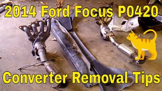 2014 Ford Focus P0420 Catalytic Converter Tips To Removal [upl. by Ekaterina229]