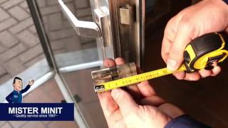 How To Replace A Cylinder Lock Yourself  MISTER MINIT [upl. by Shiverick]