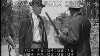 The Retribution of Clyde Barrow and Bonnie Parker 12  22066806  Footage Farm [upl. by Ferdie]