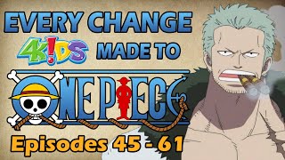 Every Change 4Kids Made to One Piece Loguetown Arc [upl. by Ahgiel751]