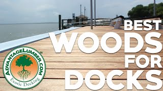 Best Wood for Boat Docks [upl. by Itsym]