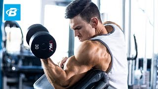 HighVolume Biceps Workout for Mass  Abel Albonettis 30Day Arms Program [upl. by Rhiana315]