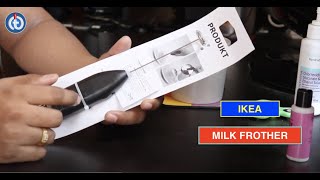 IKEA MILK FROTHER Review amp Battery Installation [upl. by Modnarb]