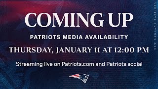 LIVE Patriots Press Conference [upl. by Anaud985]