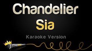 Sia  Chandelier Karaoke Version [upl. by Parrish]