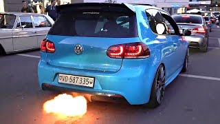 BEST of AntiLag Exhaust Flames Pops Crackles amp Backfire Sounds💥🔥 Crank up the volume [upl. by Halika616]