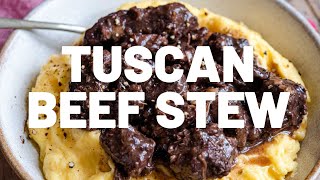 Peposo Tuscan Red Wine Beef Stew [upl. by Shrier843]