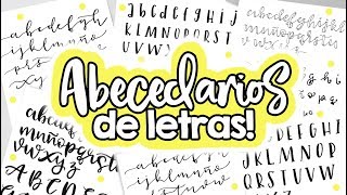 Abecedario de LETRAS BONITAS ✄ Barbs Arenas Art [upl. by Yeblehs762]