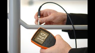 How to Calibrate Coating Thickness Gauge  QAQC Training [upl. by Suollecram]