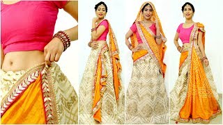 5 Dupatta Draping Styles You MUST Try  How To Wear Lehenga Perfectly this Wedding Season  Anaysa [upl. by Aetnahs]