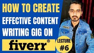 How to Create Content Writing Gig on Fiverr  Rank Content Writing Gig on Fiverr [upl. by Teiluj845]