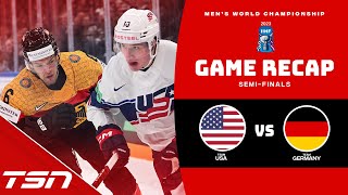 IIHF World Hockey Championship USA vs Germany [upl. by Eileek]