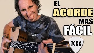 Como Tocar TU PRIMER ACORDE En Guitarra El Más Fácil para Principiantes [upl. by Arbrab]