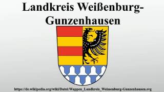 Landkreis WeißenburgGunzenhausen [upl. by Kunkle]