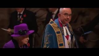 Thou Whose Almighty Word Hymn Westminster Abbey Armistice Centenary with Lyrics [upl. by Kcirddehs238]