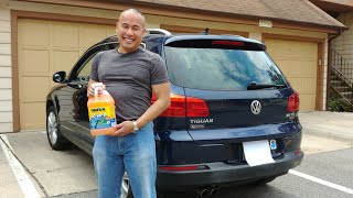 How to Refill the Windshield Washer Fluid VWVolkswagen Tiguan Beetle Golf GTI Passat amp Jetta Car [upl. by Mignonne]