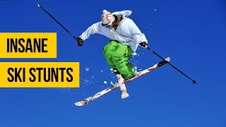 INSANE SKI STUNTS • Extreme skiing freestyle amp freeride compilation [upl. by Prior]