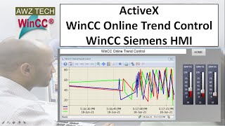 WinCC Online Trend Control WinCC Siemens HMI [upl. by Lezned]