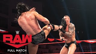 FULL MATCH  Randy Orton vs Drew McIntyre Raw Jan 20 2020 [upl. by Gilson]