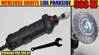 meuleuse droite lidl parkside 500w Die Grinder Geradschleifer [upl. by Adlaremse]