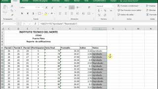 Reporte de Calificaciones en Excel [upl. by Nayd]