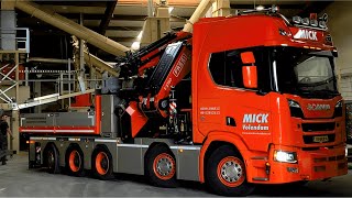 Scania R650 V8  Fassi F2150RA Crane  Mick Volendam Groep [upl. by Aleac]