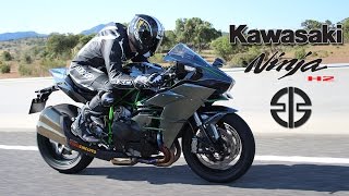 Kawasaki Ninja H2 2016 Prueba a fondo Full HD [upl. by Ocsirf]