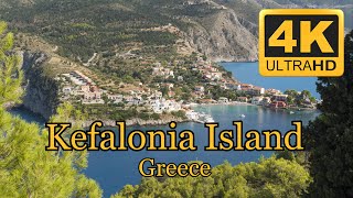 Kefalonia Island Greece 93 min in 4K [upl. by Adarbil]