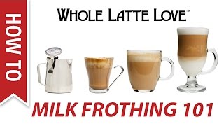 Milk Frothing for Beginners [upl. by Bruyn]