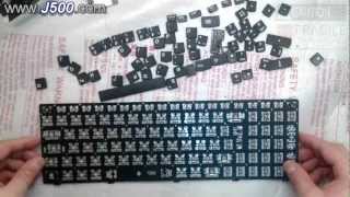 Repair Laptop Keyboard Water damaged Wasserschaden Part 1 Disassembly [upl. by Aihseuqal171]