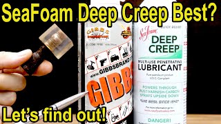 Best Penetrating Oil Seafoam vs Gibbs vs Liquid Wrench [upl. by Annaeed]