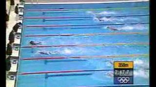 Mens 4 x 100m Freestyle Relay Sydney Olympics 2000  wwwWobblyBlockcom [upl. by Oregolac]